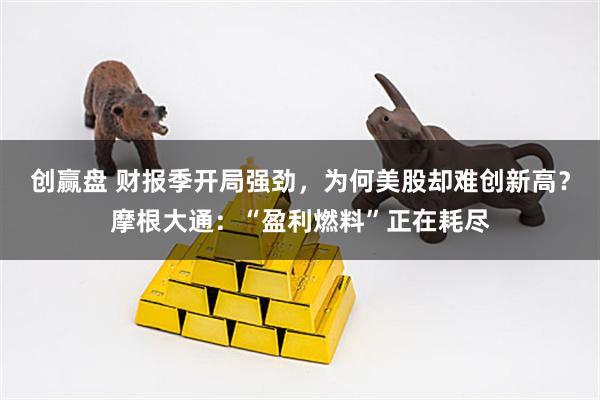 创赢盘 财报季开局强劲，为何美股却难创新高？摩根大通：“盈利燃料”正在耗尽
